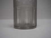 An antique decanter with fine wheel-cut decoration and silver top with lock, 19th/20th century, ​​​​​​​29cm high - 9