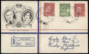 FDCs & other covers: 1930-66 large pre-decimal collection on Hagners and other pages incl. registered, unaddressed, airmails, Stamp Exhibitions, Sigma's etc, from a wide range of manufacturers. Some issues with two or more manufacturers or various colour - 2