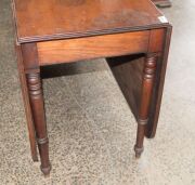 A Georgian Cuban mahogany Pembroke table, circa 1800, 72cm high, 51cm (extends to 166cm) wide, 105cm deep - 7