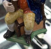 "THE SQUIRE" antique Staffordshire pottery toby jug by Ralph Wood, 18th century, 28cm high - 2