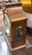 Antique English walnut cased spring table clock with single train fusee movement with alarm feature by "THOMAS WHIPP & SON, ROCHDALE", mid 19th century, 44cm high - 5