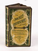 ROTOSCOPE pocket stereo viewer with cards, circa 1910, 7.5cm high - 4