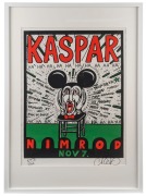 MARTIN SHARP (1942-2013), Kaspar (Nimrod series), silkscreen 873/1000, signed lower right, 63 x 47cm, 87 x 62cm overall - 2