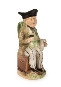 ENOCH WOOD "SAILOR BOY" Staffordshire pottery character jug, late 18th century, 31.5cm high