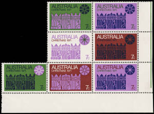 1966 to 1990's accumulation in s/books, on Hagners and loose, as singles, sets, souvenir sheets, strips, blocks and part & full sheets etc. Almost all MUH, full range of values to $20.00. With better early decimal values incl. 1971 Xmas blocks. Mainly fin