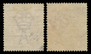 KGV Heads - Single Watermark: 1d Rose [ASCS&nbsp;71K] Smooth Paper G21&nbsp;Rusted (Pre-Substituted) Clich&Atilde;&copy;s [Units 34-35] BW:71K(2)j & k (SG 21ca shade), with Haymarket (NSW) or Melbourne&nbsp;cancellations, Cat. $12,000. Rare in any shade other than carmine-red. RPSo - 4