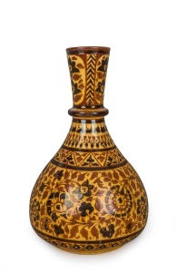 Bombay School Of Art Pottery vase, impressed oval stamp to base, ​​​​​​​32.5cm high