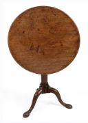 A Georgian mahogany wine table, late 18th century, 71cm high, 56cm diameter - 2