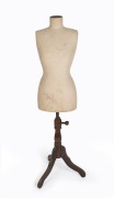 An antique dress maker's dummy, 19th century, ​​​​​​​150cm high