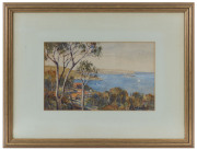 BENJAMIN EDWIN MINNS (1864-1937), Sydney Harbour towards North Head, watercolour, signed lower right "B.E. Minns", ​18 x 27cm - 2