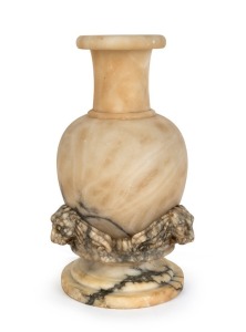 An antique Italian alabaster urn shaped table lamp, circa 1900, ​​​​​​​40cm high