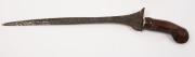 Three Indonesian Kris blades with scabbards, early to mid 20th century, the largest 43cm long overall - 5
