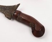 Three Indonesian Kris blades with scabbards, early to mid 20th century, the largest 43cm long overall - 6