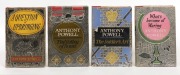 ANTHONY POWELL NOVELS; all hardcover, with dust jackets, comprising of "A Question of Balance" (Jan.1952); "The Valley of Bones" (2nd print, 1964); "The Soldier's Art" (1966) and "What's become of Waring" (1968 edition), (4).