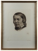 KONRAD IMMANUEL BOHRINGER (1863 - 1940), Franz Liszt, J. S. Bach and Robert Schumann, 3 engravings, circa 1900, individually framed, each 55 x 40cm overall. (3). - 2