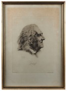 KONRAD IMMANUEL BOHRINGER (1863 - 1940), Franz Liszt, J. S. Bach and Robert Schumann, 3 engravings, circa 1900, individually framed, each 55 x 40cm overall. (3). - 4