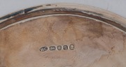 A pair of Georgian sterling silver salvers, by Henry Chawner of London, circa 1791, ​​​​​​​17.5cm diameter, 588 grams total - 2