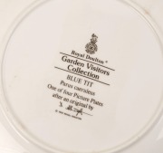 ROYAL DOULTON&nbsp;"Garden Visitors Collection" set of&nbsp;four English porcelain plates, 21cm diameter - 2
