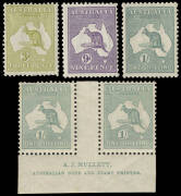 Mixed **/*/O group incl. 2d grey** & * (3), 2d grey inv. wmk** & *, 2&frac12;d indigo** (3) & * (5), 3d olive Die 1** & Die 11*, 6d ultramarine**, 6d brown** (2), 6d brown Harrison imprint pair*, 6d brown Mullett imprint pair* (2), 6d brown Ash imprint pair*, 9d