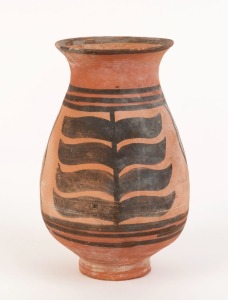 A Columbian pottery vessel, unknown age, 12.5cm high
