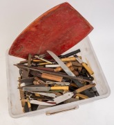 Box of knives, cutlery etc (qty)