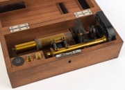 LEITZ WETZLAR No.12169 antique microscope in mahogany case, 19th century, the case 30cm wide - 3