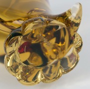 A Murano uranium glass owl statue, 13cm high - 5