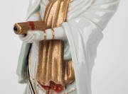 KUTANI antique Japanese porcelain Bijin statue, Meiji period, 20th century, ​​​​​​​44cm high, - 3