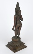 An antique Indian bronze standing Shiva statue, 19th century, ​​​​​​​38cm high - 3