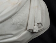 JOHN FRANCIS (Britain, 1780-1861), "PRINCE ALBERT", carved marble torso statue on plinth base, signed "J. FRANCIS, SCULP.t LONDON, 1842". Note: Three other examples are known to us. Of these, one is held by the National Portrait Gallery in London, another - 3