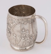 An antique Indian silver christening mug by J. BOSECK & Co. of Calcutta, 19th century, ​​​​​​​8cm high, 134 grams - 3