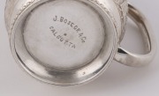 An antique Indian silver christening mug by J. BOSECK & Co. of Calcutta, 19th century, ​​​​​​​8cm high, 134 grams - 5