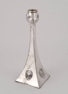 W.M.F. German Secessionist silver plated candlestick, circa 1900, 22.5cm high