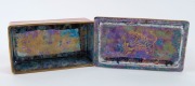 WEDGWOOD "Dragon" series lustre porcelain jewellery&nbsp;casket, circa 1930s, factory mark to base, ​​​​​​​7cm high, 17.5cm wide, 10.5cm deep - 2