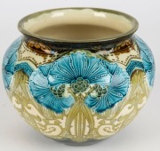 MINTIONS&nbsp;Secessionist porcelain jardini&egrave;re, late 19th century, impressed mark to base, 15cm high, 20cm diameter - 2