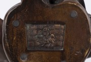 A Chinese heavy cast bronze statue of Buddha, 20th century, ten character mark to back, ​​​​​​​27cm high - 5