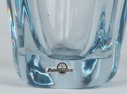 A Scandinavian blue glass vase, circa 1950s, signed (illegible), ​​​​​​​23cm high - 2