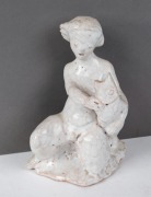Five assorted Austrian and European terracotta statues, early to mid 20th century, ​​​​​​​the largest 19cm high - 2
