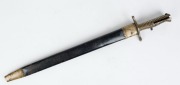 Antique British bayonet and scabbard, mid 19th century, ​​​​​​​54.5cm long - 2