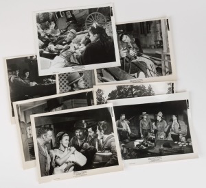 "STAGECOACH" 20th Century Fox group of eight black and white publicity stills, ​​​​​​​sheet size 20.5 x 25cm