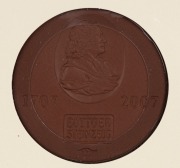 Two MEISSEN German porcelain commemorative plaques, 21st century, ​​​​​​​the larger 6.5cm diameter - 3