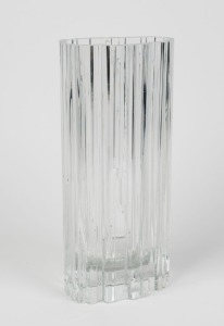 TAPIO WIRKKALA "ALPINA" clear art glass vase for IITTALA, engraved "Tapio Wirkkala, 3570", 29cm high