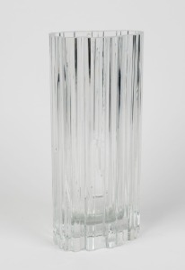 TAPIO WIRKKALA "ALPINA" clear art glass vase for IITTALA, engraved "Tapio Wirkkala, 3570", 29cm high