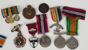 MILITARY & MASONIC MEDALS, badges etc, including some fine silver and enamel examples, (18 items) - 5