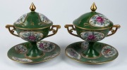 Assorted porcelain ornaments, character jugs, German figures&nbsp;Limoges coups, plates etc, (22 items) - 3