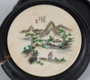 Two Chinese ivory seals, an ivory token, three assorted stands, a box and matchbox holder, (8 items), the box 12cm wide - 2