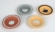 WEDGWOOD Jasper ware group of seventeen Australian birds and cities porcelain plates, the largest 20.5cm diameter - 2