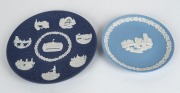 WEDGWOOD Jasper ware group of seventeen Australian birds and cities porcelain plates, the largest 20.5cm diameter - 5