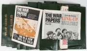 THE WAR PAPERS. Group of eight green folios contain various news publications