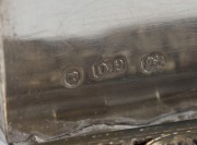 An antique English sterling silver vinaigrette, stamped "D.P.", Birmingham, circa 1854, ​​​​​​​3.8cm wide - 3